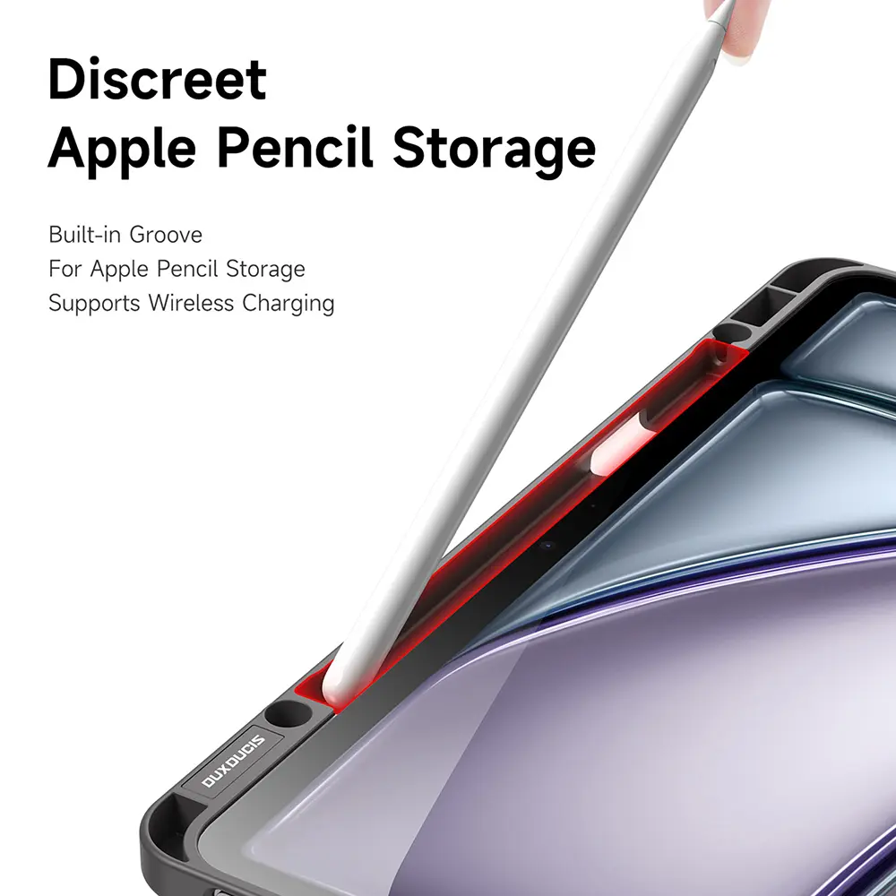 کیف کلاسوری iPad Air 13 و iPad Pro 12.9 مدل MAGI با قابلیت نگهدارنده مخصوص اپل پنسیل