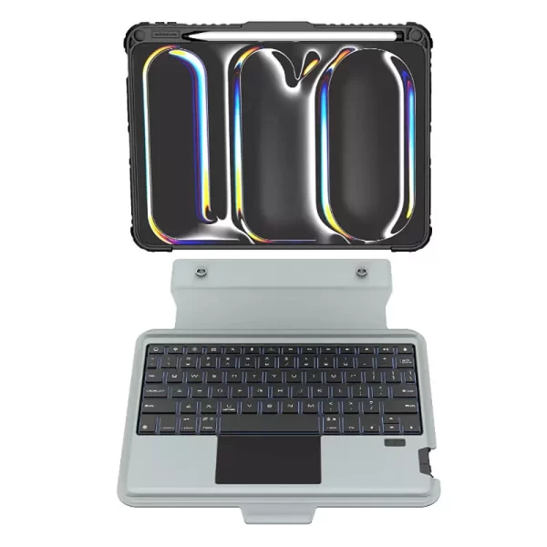 کیف کلاسوری کیبورد دار نیلکین مدل Bumper Combo Backlit Keyboard مناسب برای iPad Pro 11 (2024/2025) - تصویر 2