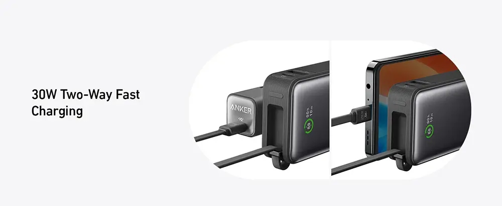 اوربانک انکر 10000 مدل A1259 با کابل داخلی USB-C