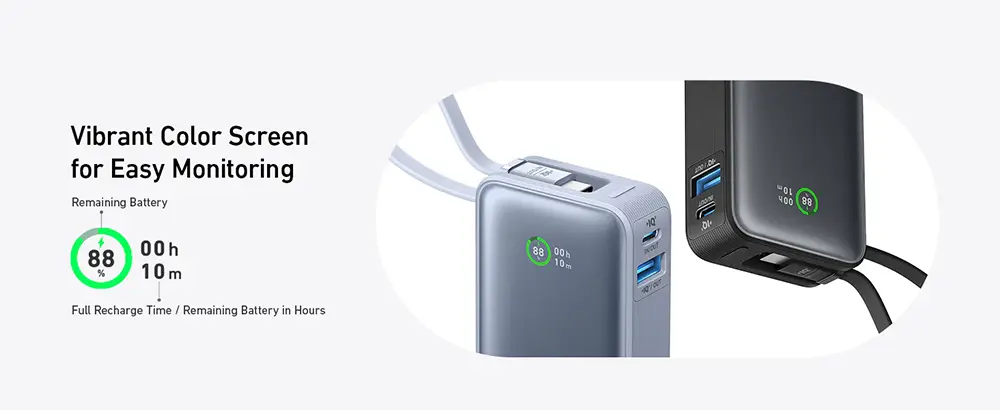 نمایشگر LED هوشمند Anker Power Bank A1259