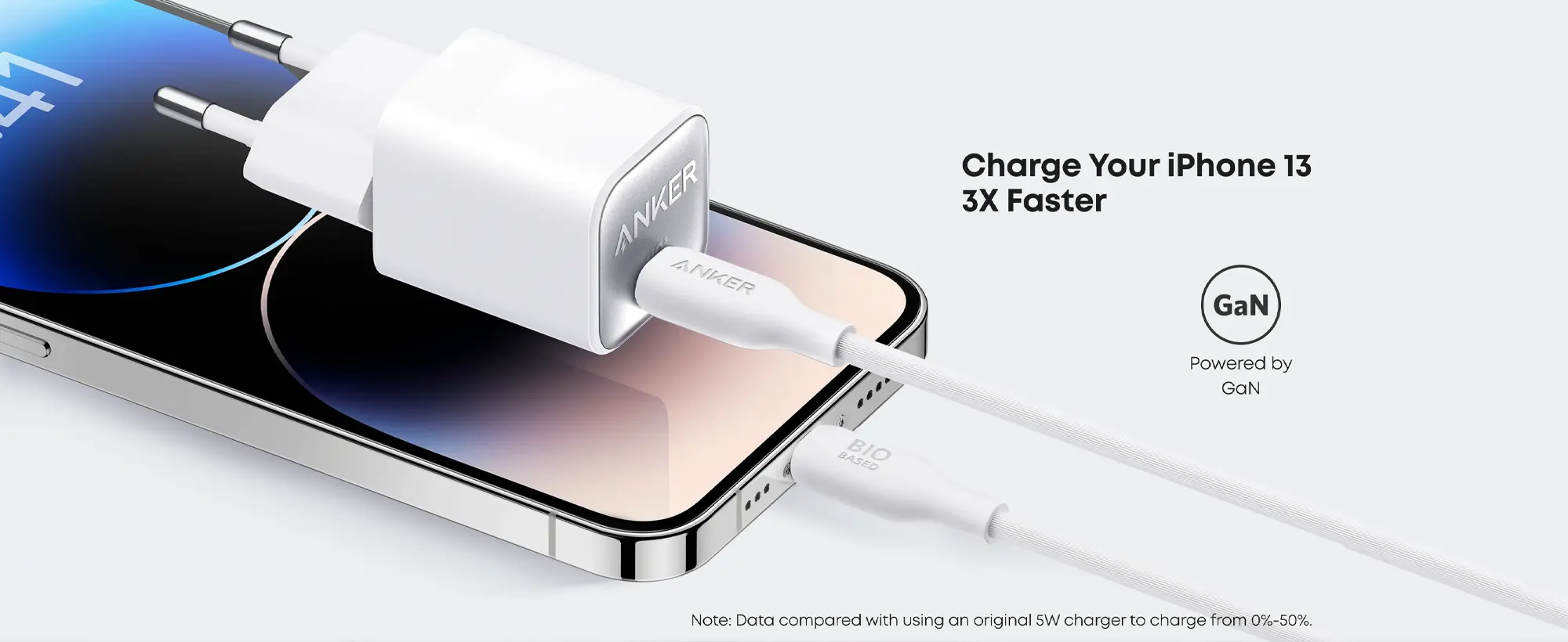 شارژ سریع با فناوری Qualcomm Quick Charge 3.0 در شارژر دیواری انکر مدل A2147