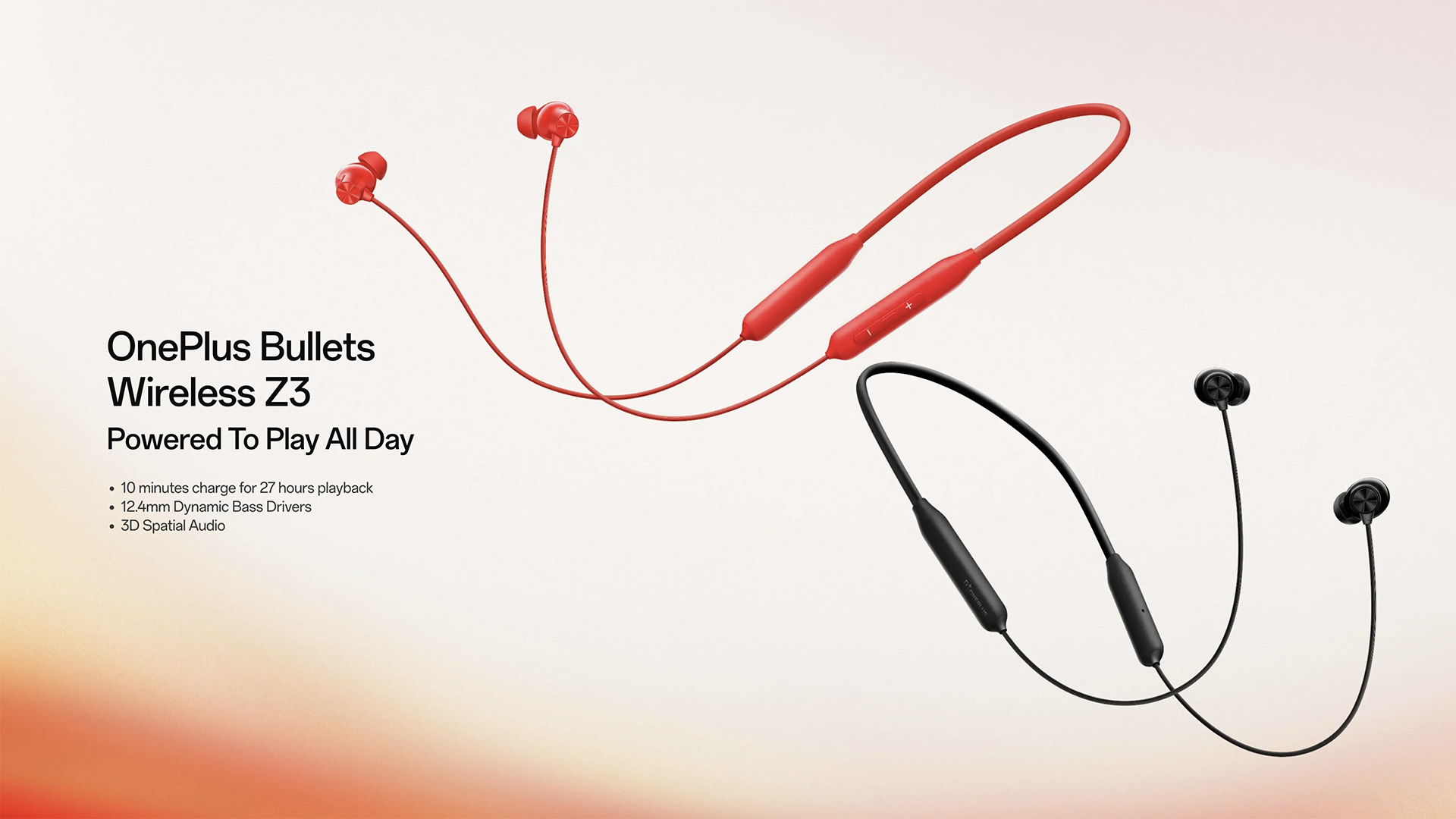 هندزفری گردنی بلوتوث OnePlus Bullets Wireless Z3 مدل 2025