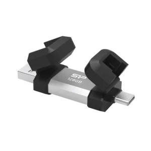 فلش مموری سیلیکون پاور 128 گیگابایت مدل Mobile C51 رابط USB 3.2 Gen 1