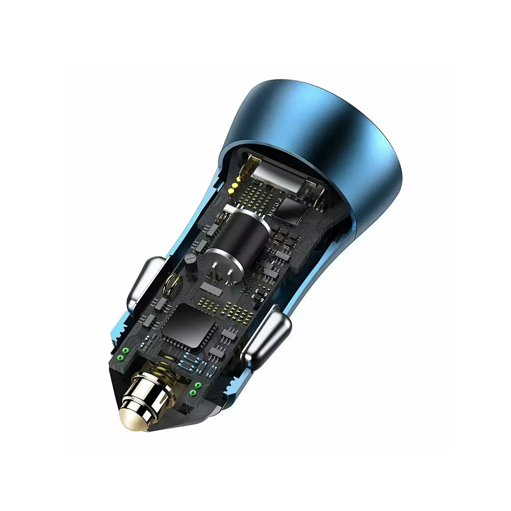 نمای جانبی شارژر فندکی بیسوس مدل CCJD-A03