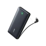 پاوربانک 20000 میلی آمپر ساعت انکر مدل A1387 با توان 30 وات با کابل متصل