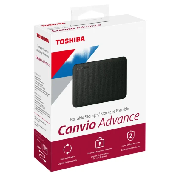هارد اکسترنال توشیبا Canvio Advance ظرفیت 1 ترابایت و رابط USB 3.0 - تصویر 2