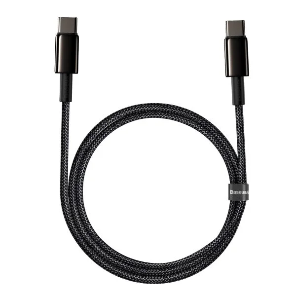 کابل USB-C به USB-C بیسوس سری TUNGSTEN GOLD
