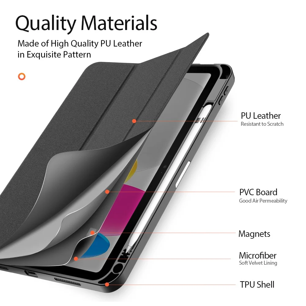 نمای جانبی کیف با درب مغناطیسی