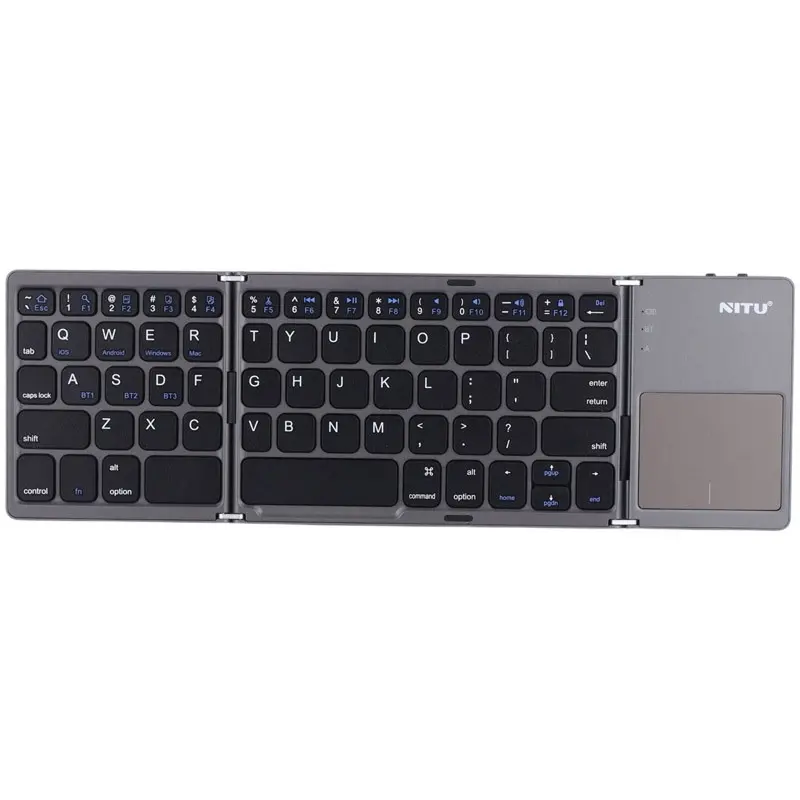 کیبورد و تاچ پد بی سیم تاشو نیتو مدل NKB04
