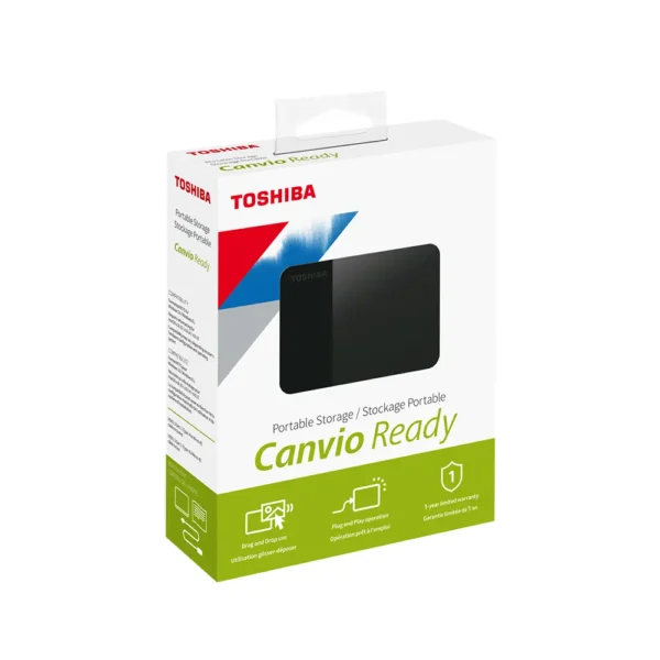 هارد اکسترنال توشیبا Canvio Ready ظرفیت 1 ترابایت و رابط USB 3.0 - تصویر 2