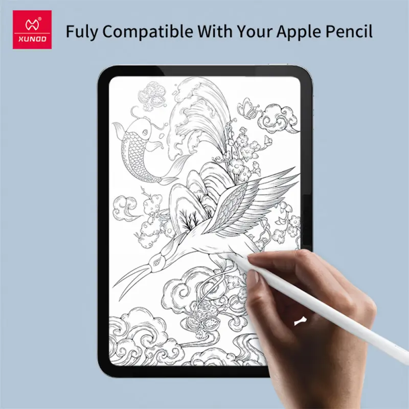 گلس شیشه ای شفاف آیپد Pro 11 مدل XUNDD مخصوص طراحی