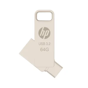 فلش مموری 64 گیگابایت hp مدل x206C رابط USB 3.2 Gen 1 Type-C