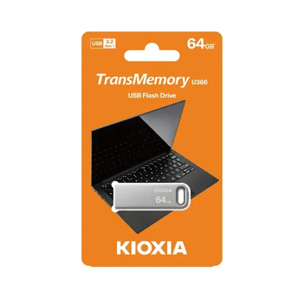 فلش مموری 64 گیگابایت KIOXIA مدل U366 رابط USB 3.2 Gen 1 - تصویر 2