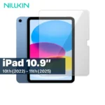 محافظ صفحه نمایش شفاف نیلکین مدل +Amazing H مناسب برای iPad 11th (2025) و iPad 10th (2022)