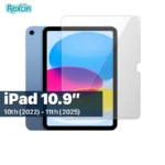 محافظ صفحه نمایش شفاف آیپد مدل Rexcin مناسب برای iPad 11 (2025) و iPad 10 (2022)