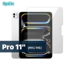 محافظ صفحه نمایش شفاف آیپد مدل Rexcin مناسب برای iPad Pro 11 (2024/2025)