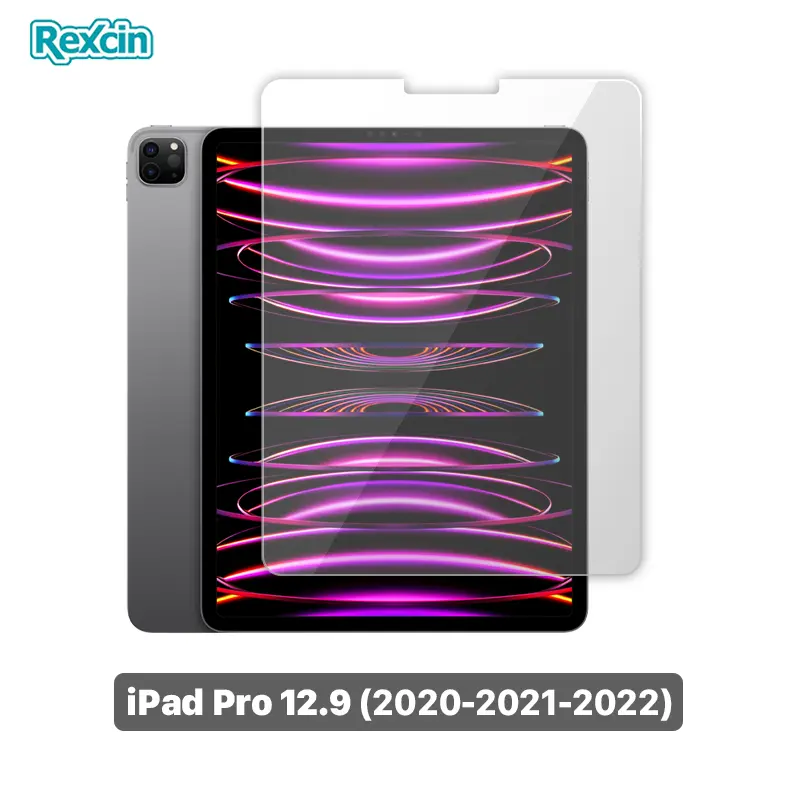 محافظ صفحه نمایش شفاف آیپد مدل Rexcin مناسب برای iPad Pro 12.9 (2020/2021/2022)