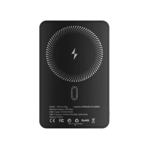 پاوربانک وایرلس 5000mAh گلوریمی با توان 20 وات مدل Glorimi FitCore Mag
