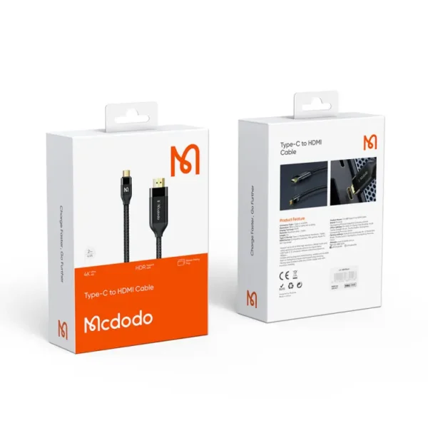کابل HDMI به Type C مک دودو مدل Mcdodo CA-588 USB3.1 4K طول 2 متر - تصویر 2