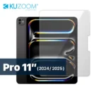 محافظ صفحه نمایش شفاف آیپد Kuzoom مدل Full Screen Ultra-High مناسب برای iPad Pro 11 (2024/2025)