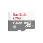 کارت حافظه 64 گیگابایت microSDXC سن دیسک مدل  Ultraکلاس 10 استاندارد UHS-I U1 سرعت 100 مگابایت بر ثانیه